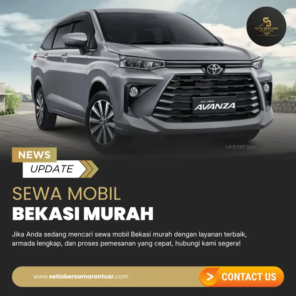 sewa mobil bekasi termurah